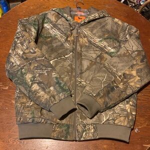 Field & Stream Green and Brown Performance Jacket Camouflage